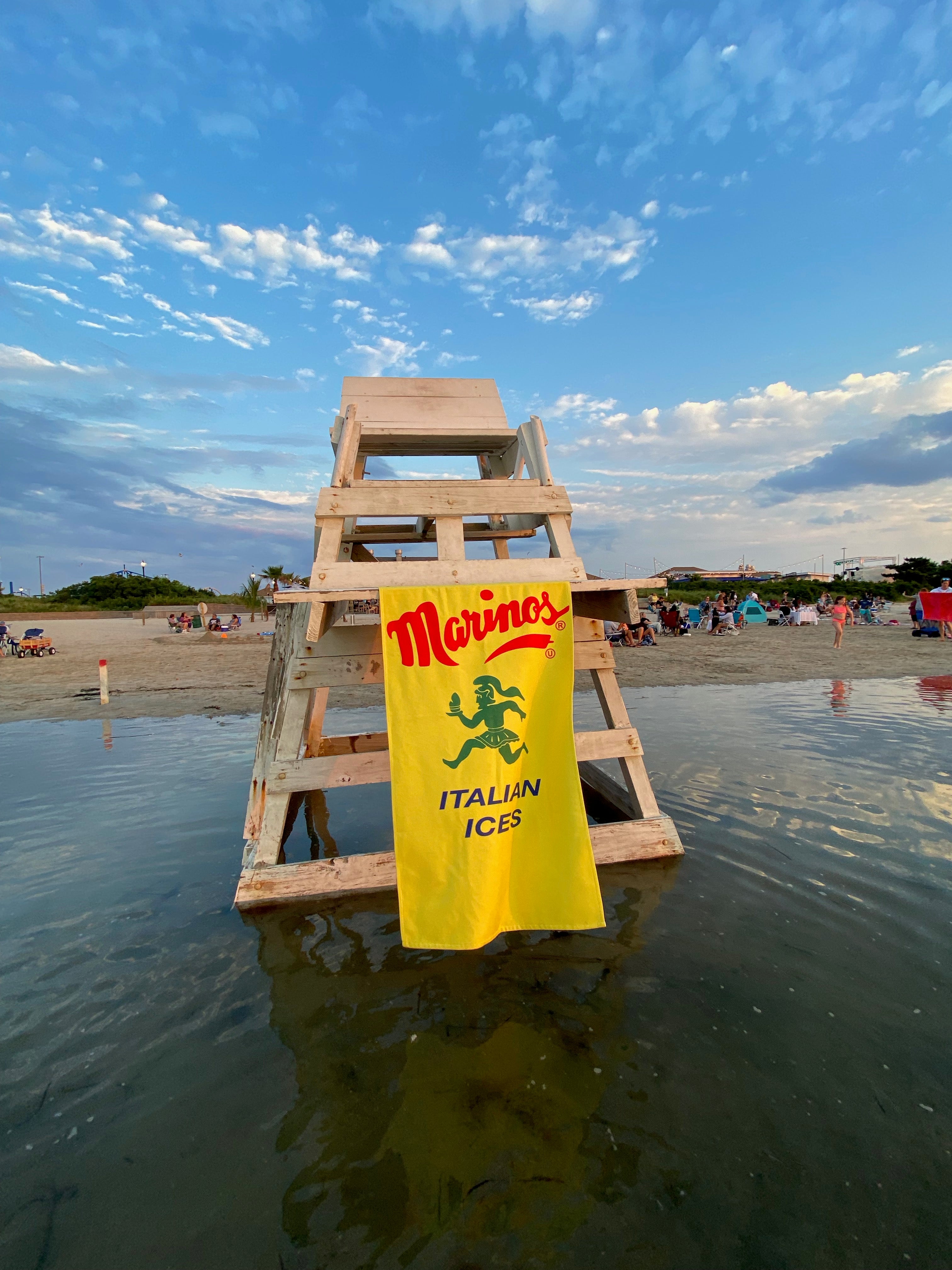 Marino's Italian Ices Beach Towel